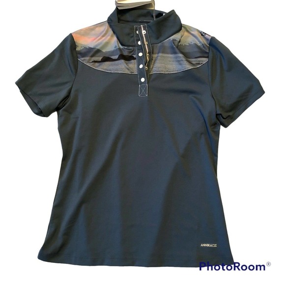 Annika Tops Annika Cutter And Buck Golf Polo Small Gray Nwt Outdoor